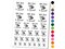 Bee Be Kind to Yourself Cute Motivational Quote Pun Temporary Tattoo Water Resistant Fake Body Art Set Collection